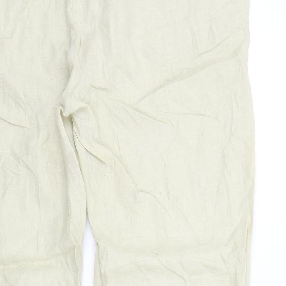 Premium Collection Womens Beige   Trousers  Size 16 L26 in