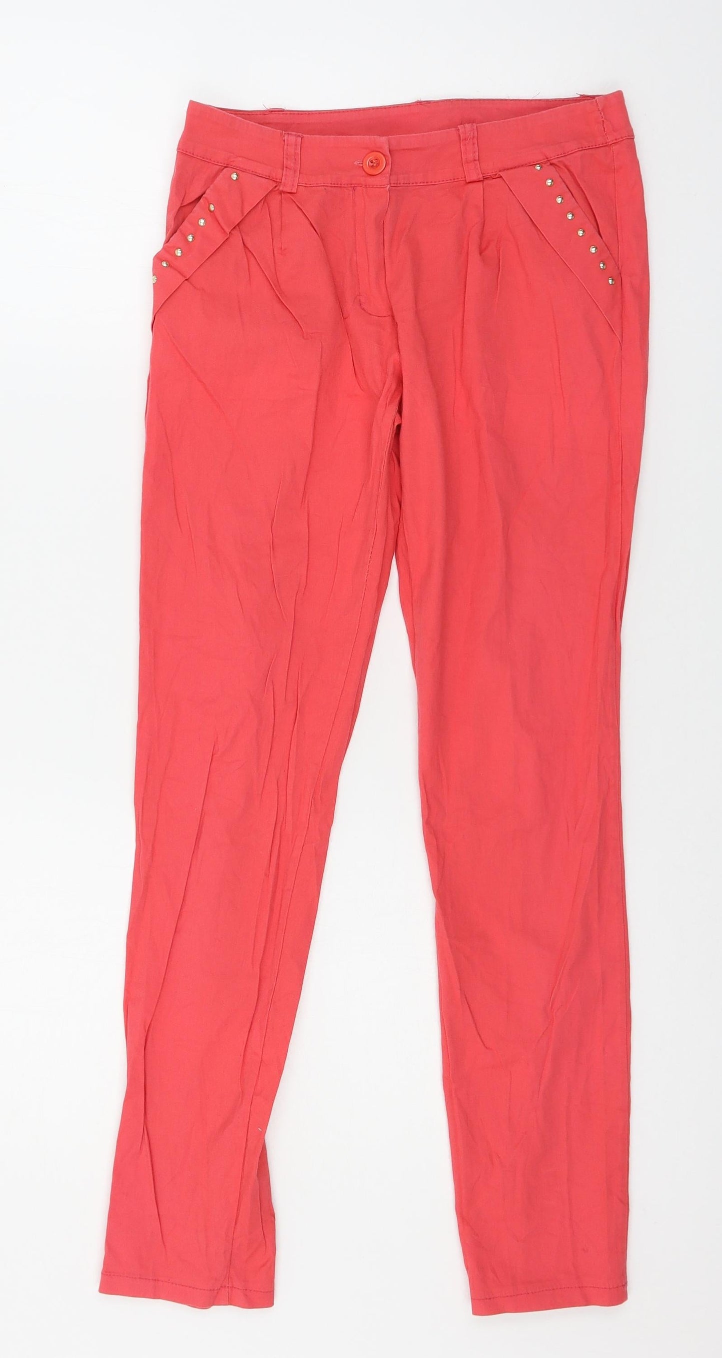 Preworn Womens Pink   Trousers  Size 28 in L27 in