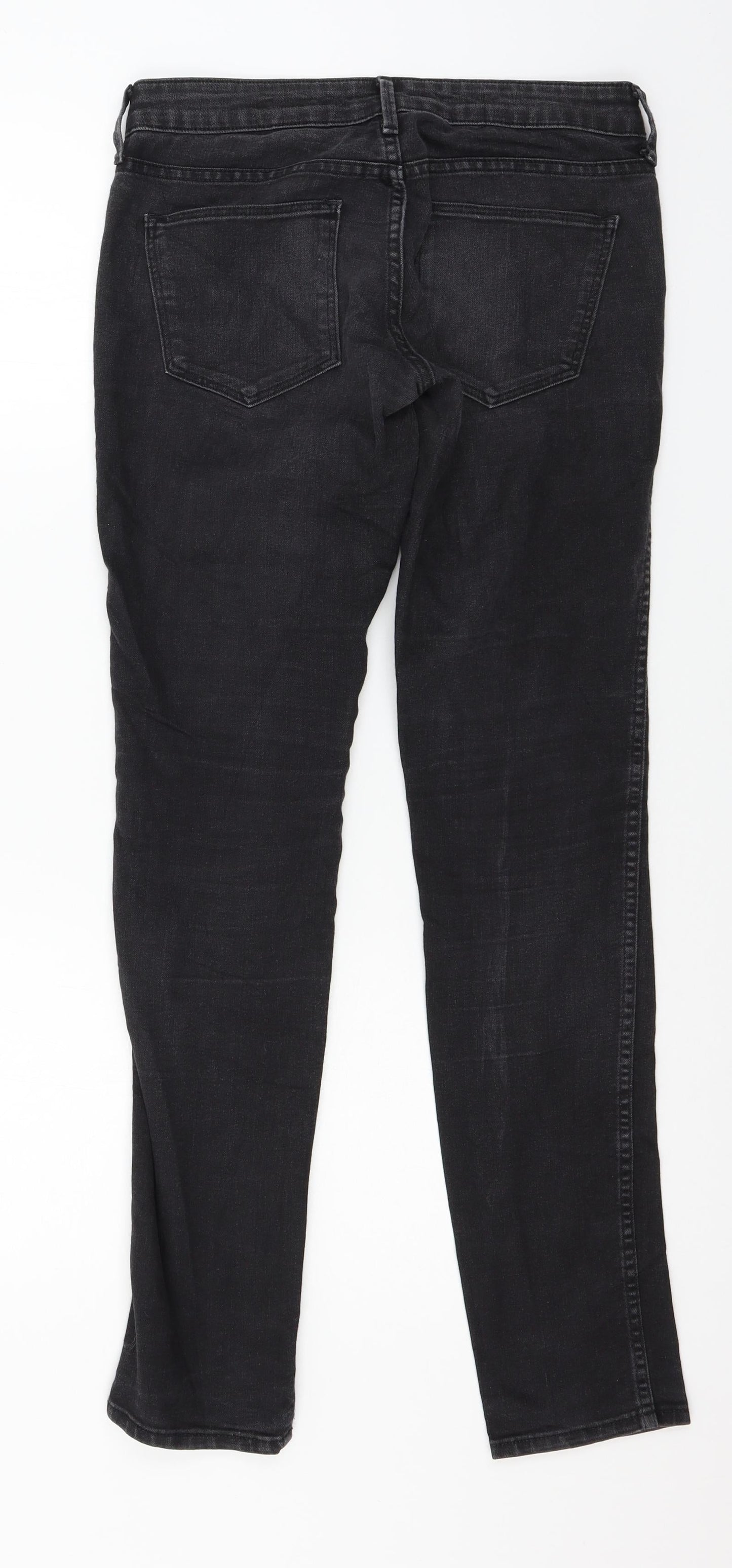 H&M Womens Grey  Denim Skinny Jeans Size 26 in L32 in
