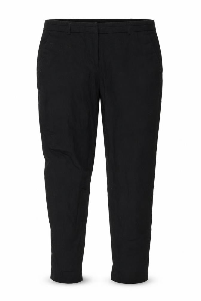 Front view of Atmosphere women’s black trousers, size UK 10, 26-inch leg