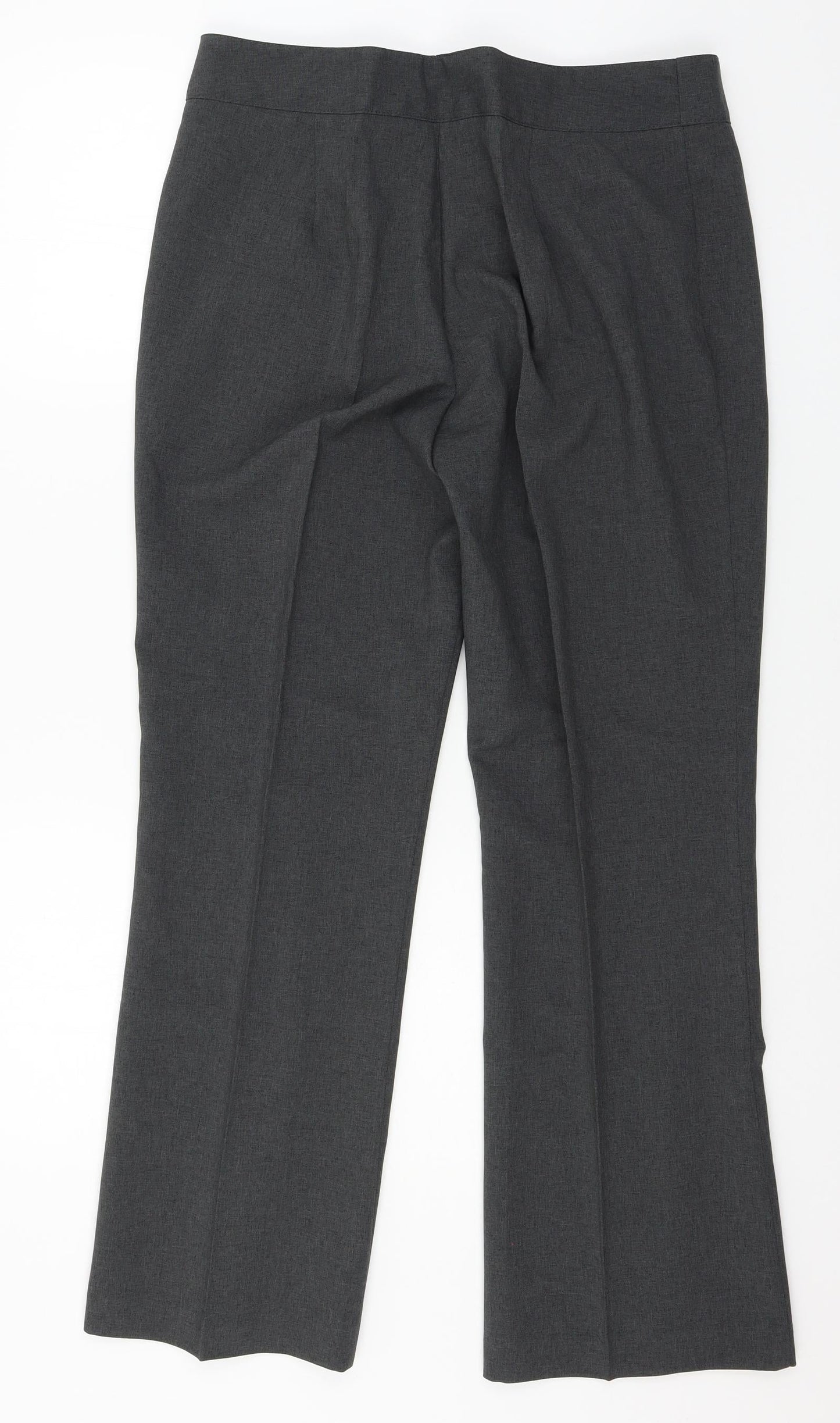 Papaya Womens Grey   Trousers  Size 14 L28 in
