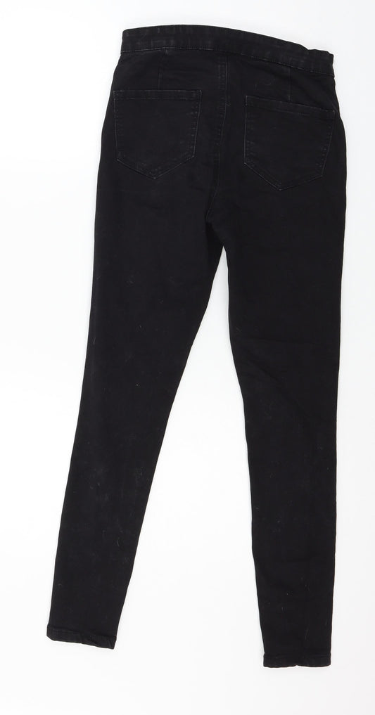 George Womens Black  Denim Skinny Jeans Size 8 L26 in