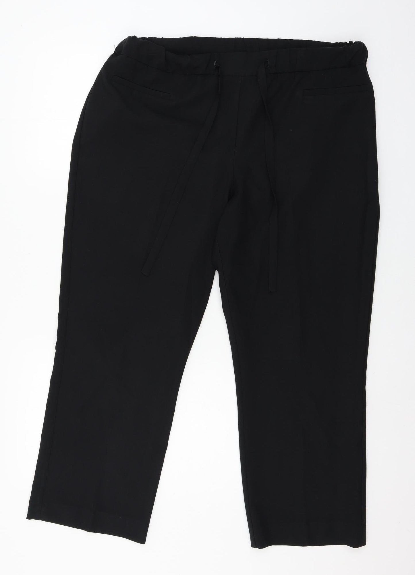 Tailored Womens Black   Trousers  Size 18 L26 in