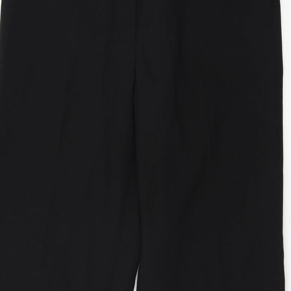 Xe Womens Black   Trousers  Size 12 L31 in