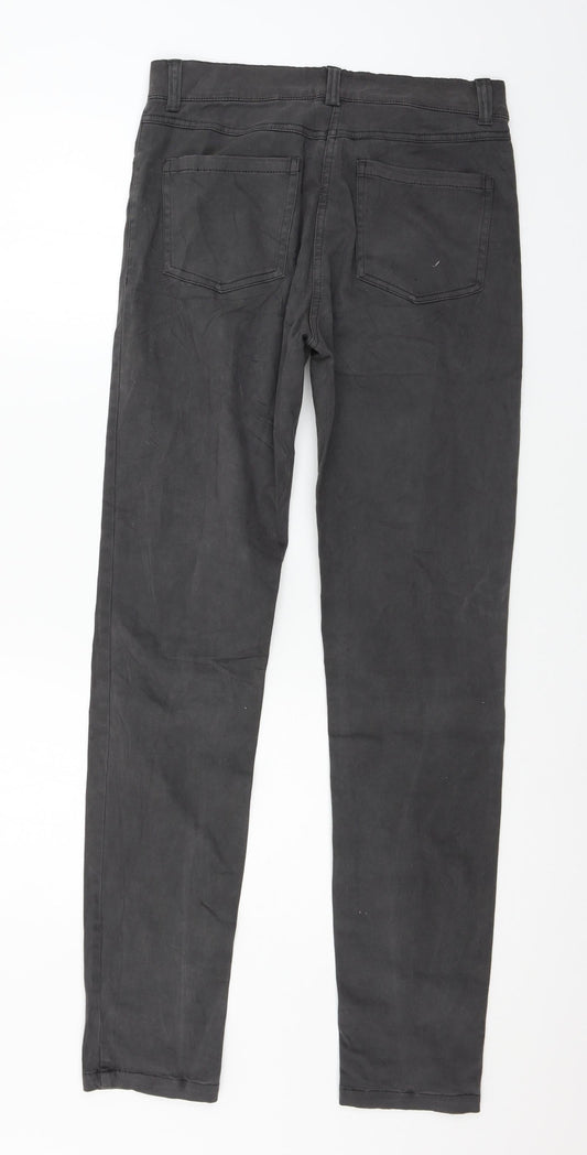 Snob Womens Grey  Denim Skinny Jeans Size 10 L30 in
