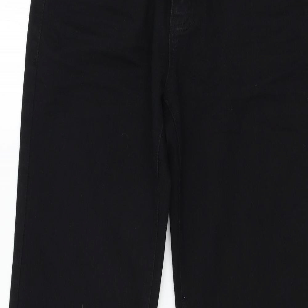 First Feel Womens Black  Denim Bootcut Jeans Size 30 in L28 in