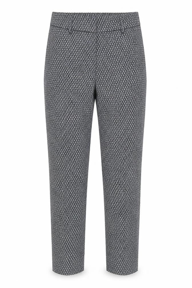 H&M Womens Black Geometric  Trousers  Size 10 L27 in