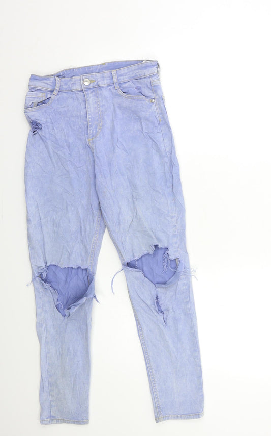 H&M Girls Blue  Denim Skinny Jeans Size 12 Years