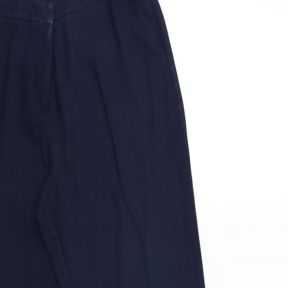 Papaya Womens Blue   Trousers  Size 12 L29 in