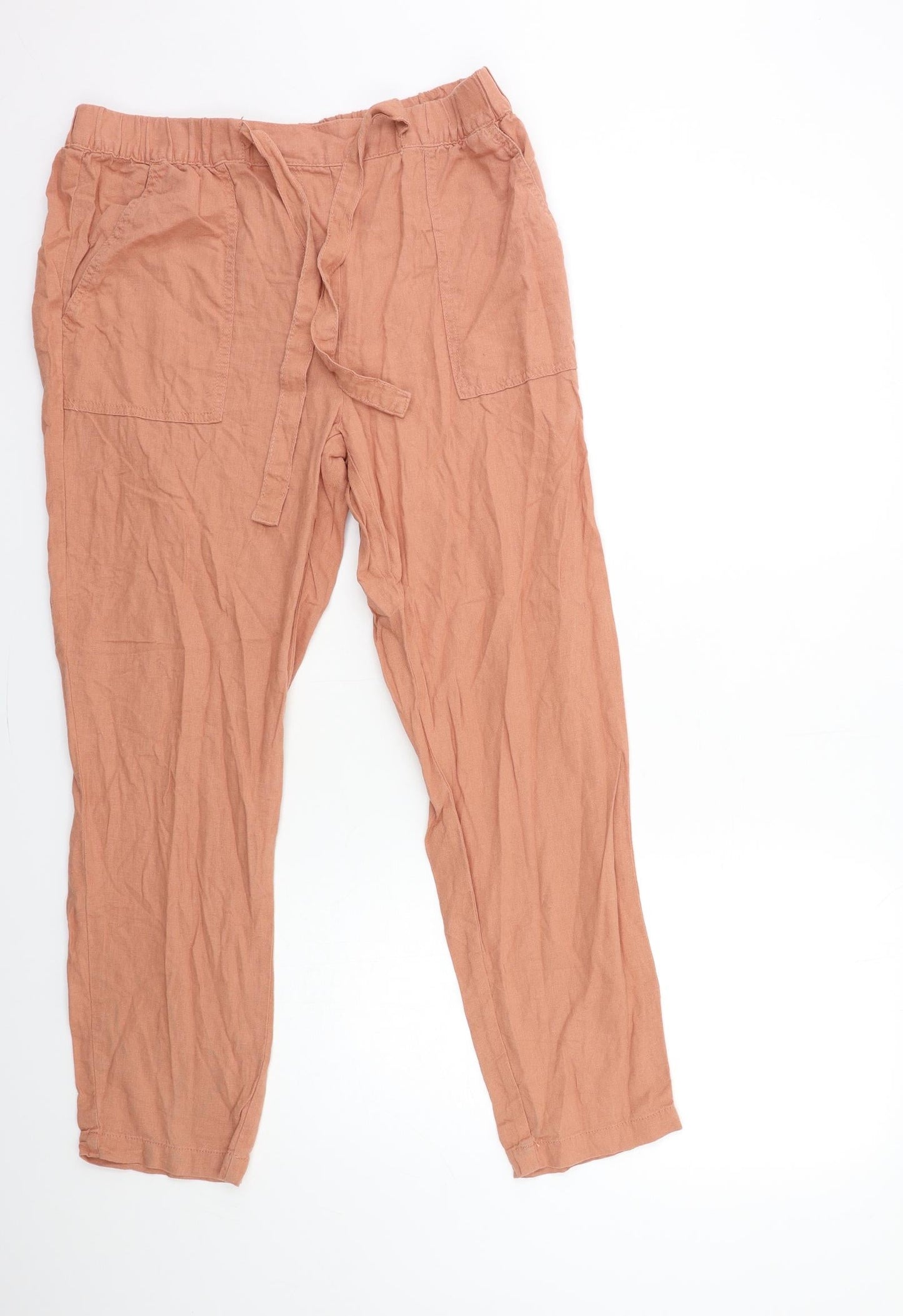 Preworn Womens Pink   Trousers  Size 30 in L27 in