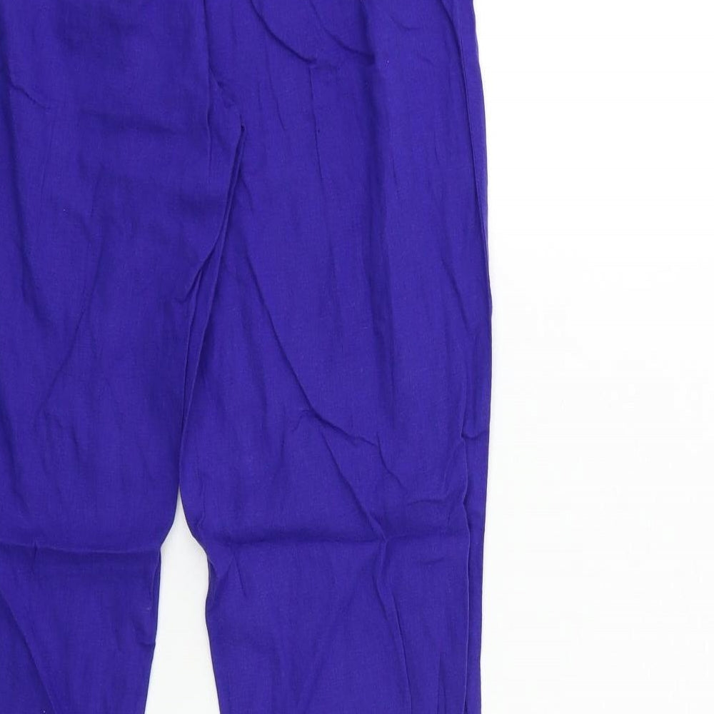 Cache Cache Womens Blue   Trousers  Size 8 L29 in