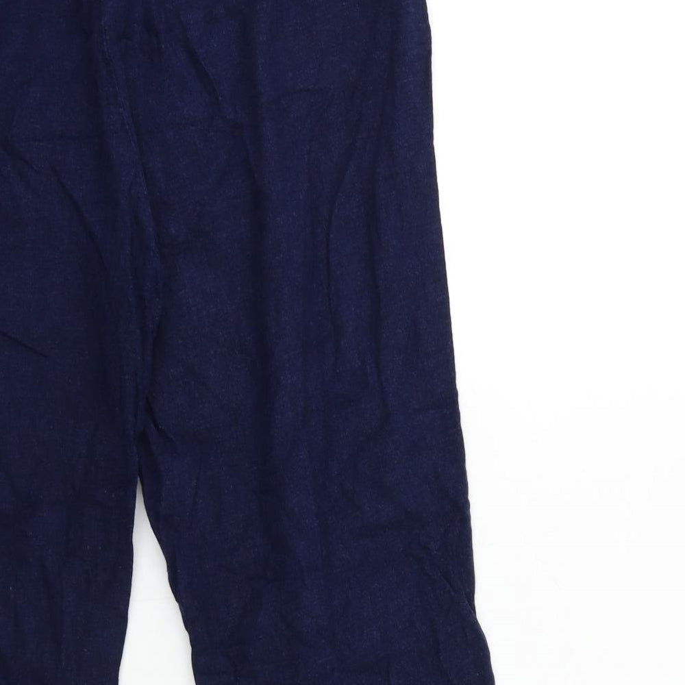 Papaya Womens Blue   Trousers  Size 14 L27 in