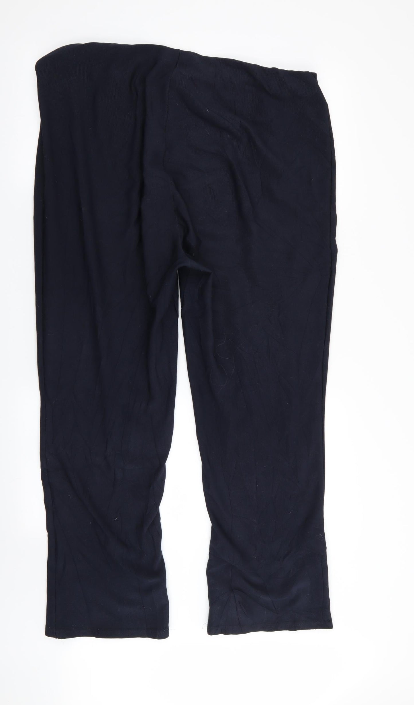 Preworn Womens Blue   Trousers  Size 20 L28 in - Stretch waistband