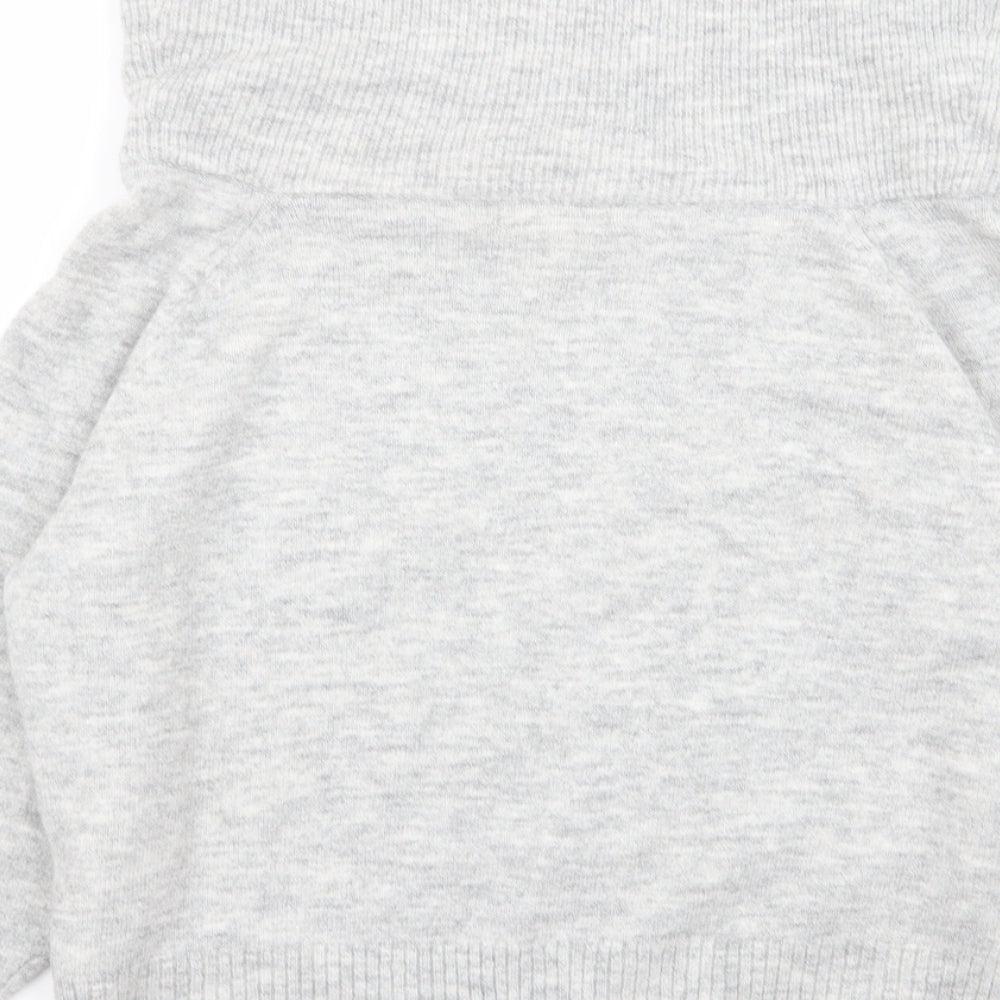 H&M Womens Grey   Pullover Jumper Size XS