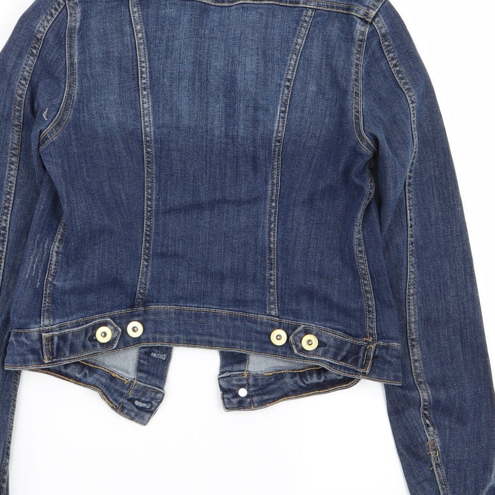 H&M Womens Blue   Jacket  Size 6