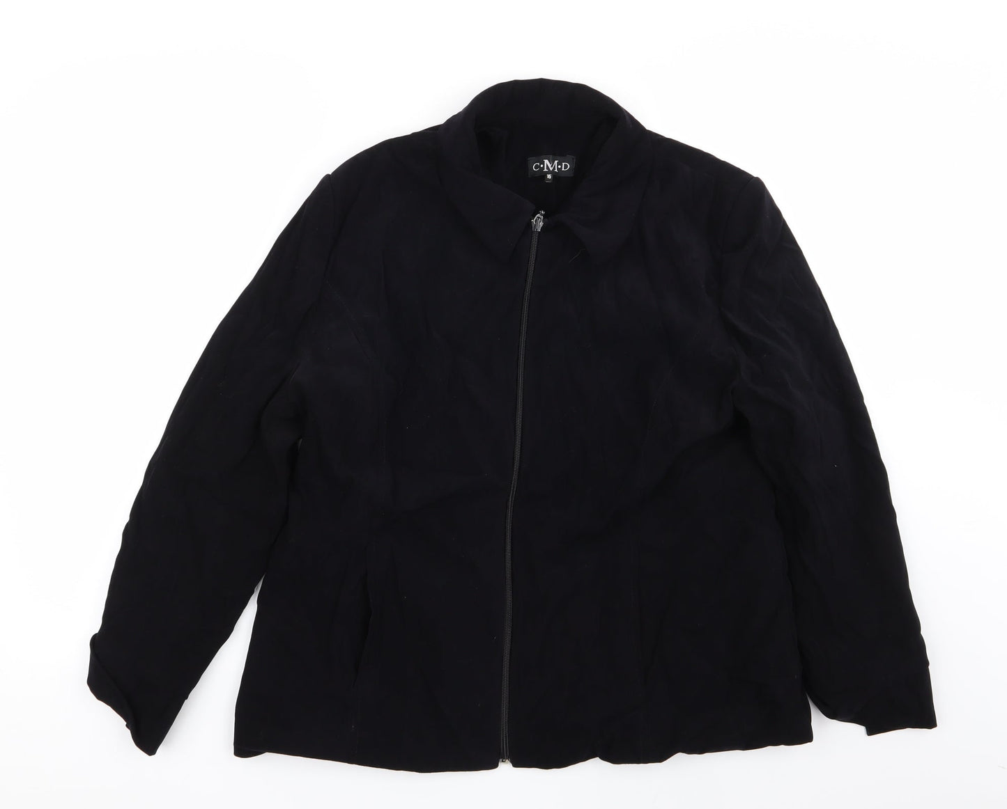 CMD Womens Black   Jacket Coat Size 10