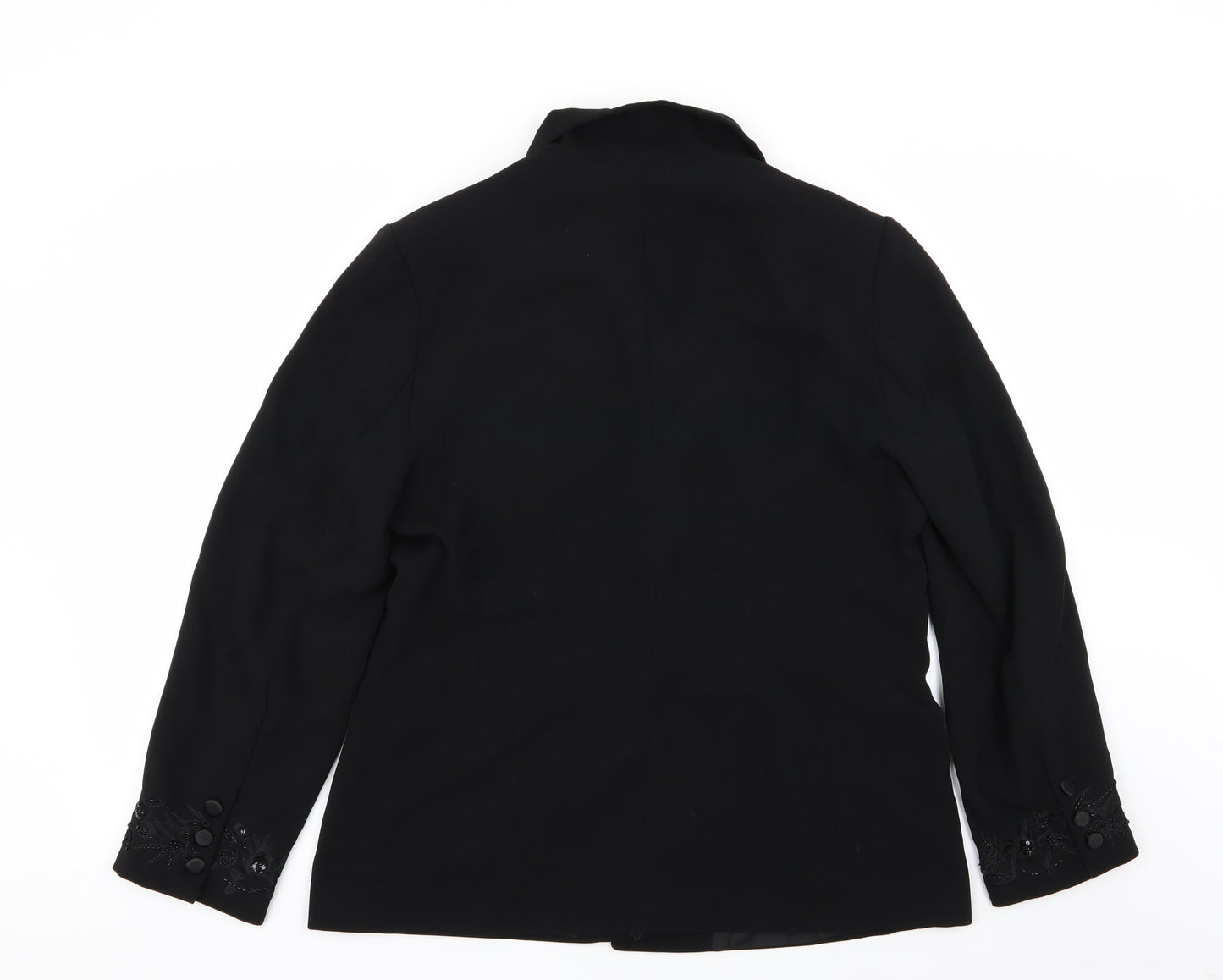 Mosaic Womens Black   Jacket Blazer Size 10