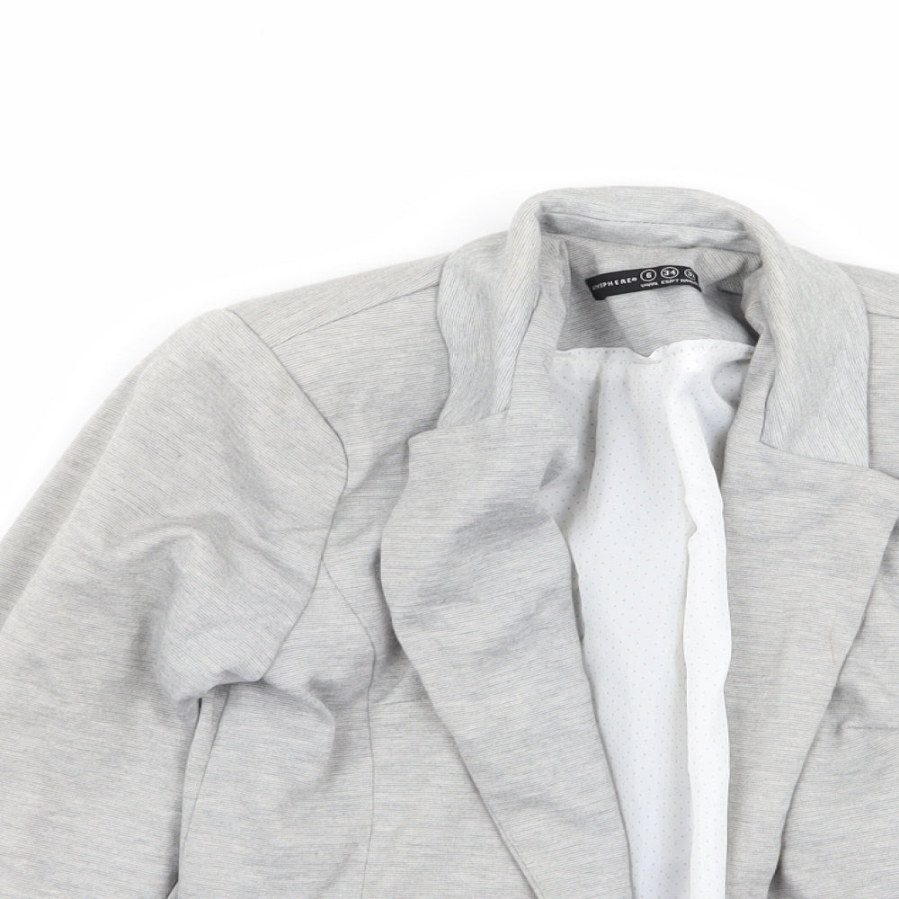 Primark Womens Grey   Jacket Blazer Size 6