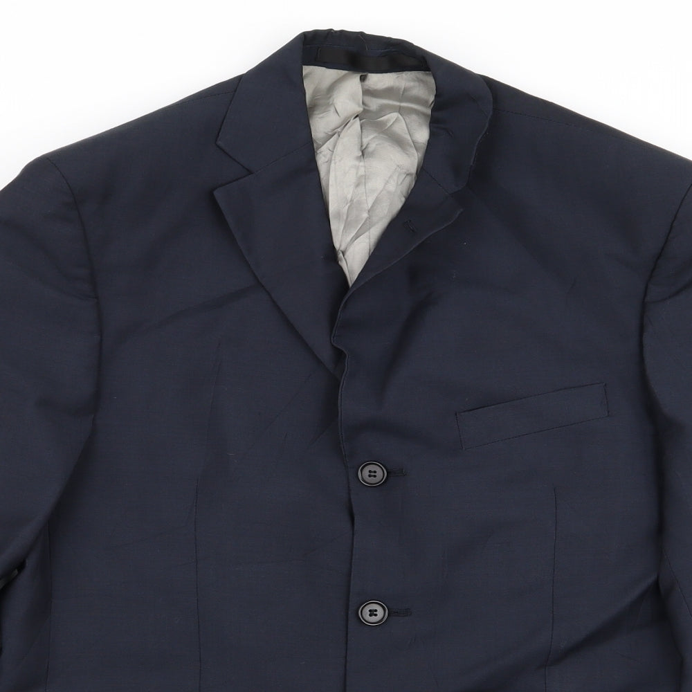 M&S Mens Blue   Jacket Blazer Size 38