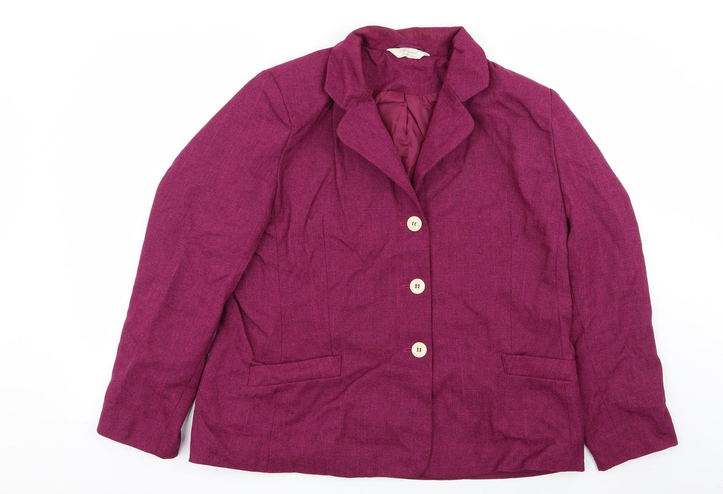 Special Collection Womens Purple   Jacket Blazer Size 18