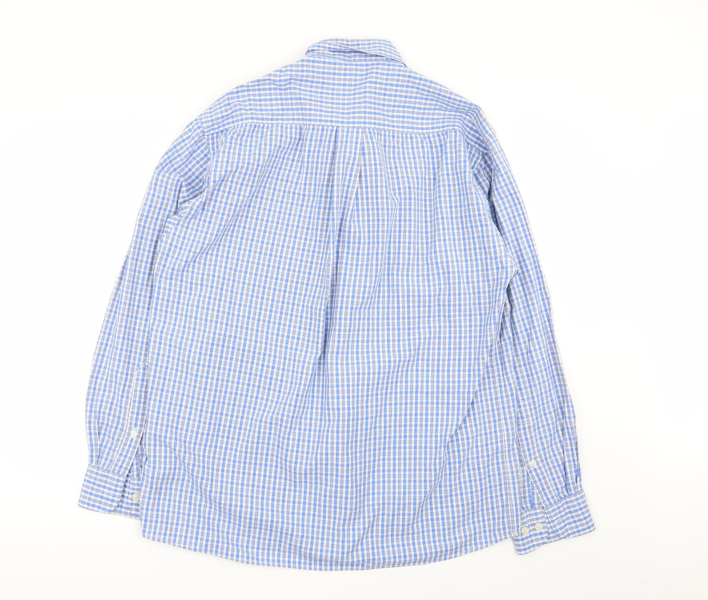BHS Mens Multicoloured Check   Button-Up Size M