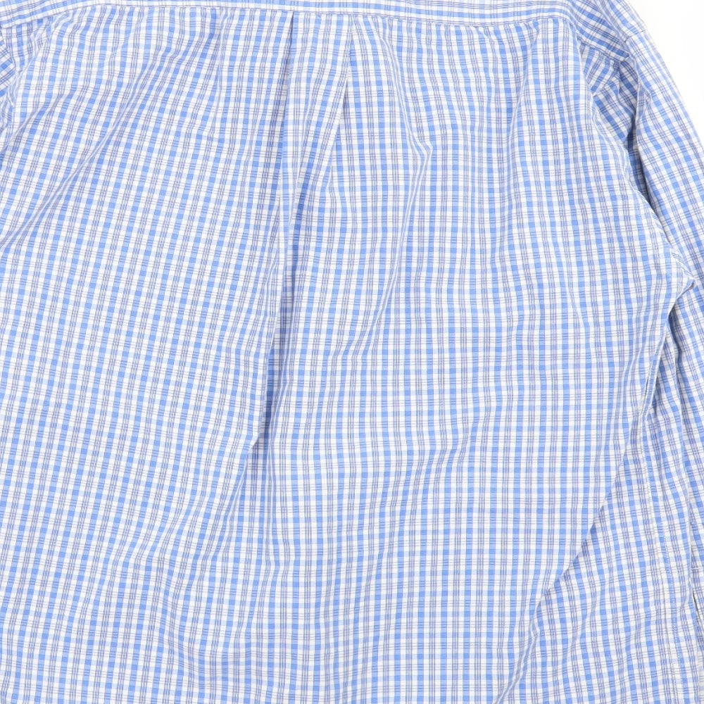 BHS Mens Multicoloured Check   Button-Up Size M