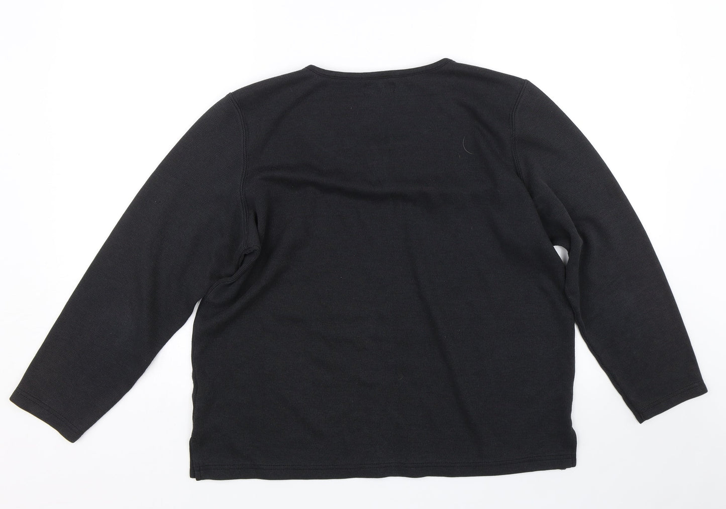 BM Womens Black   Pullover Jumper Size M