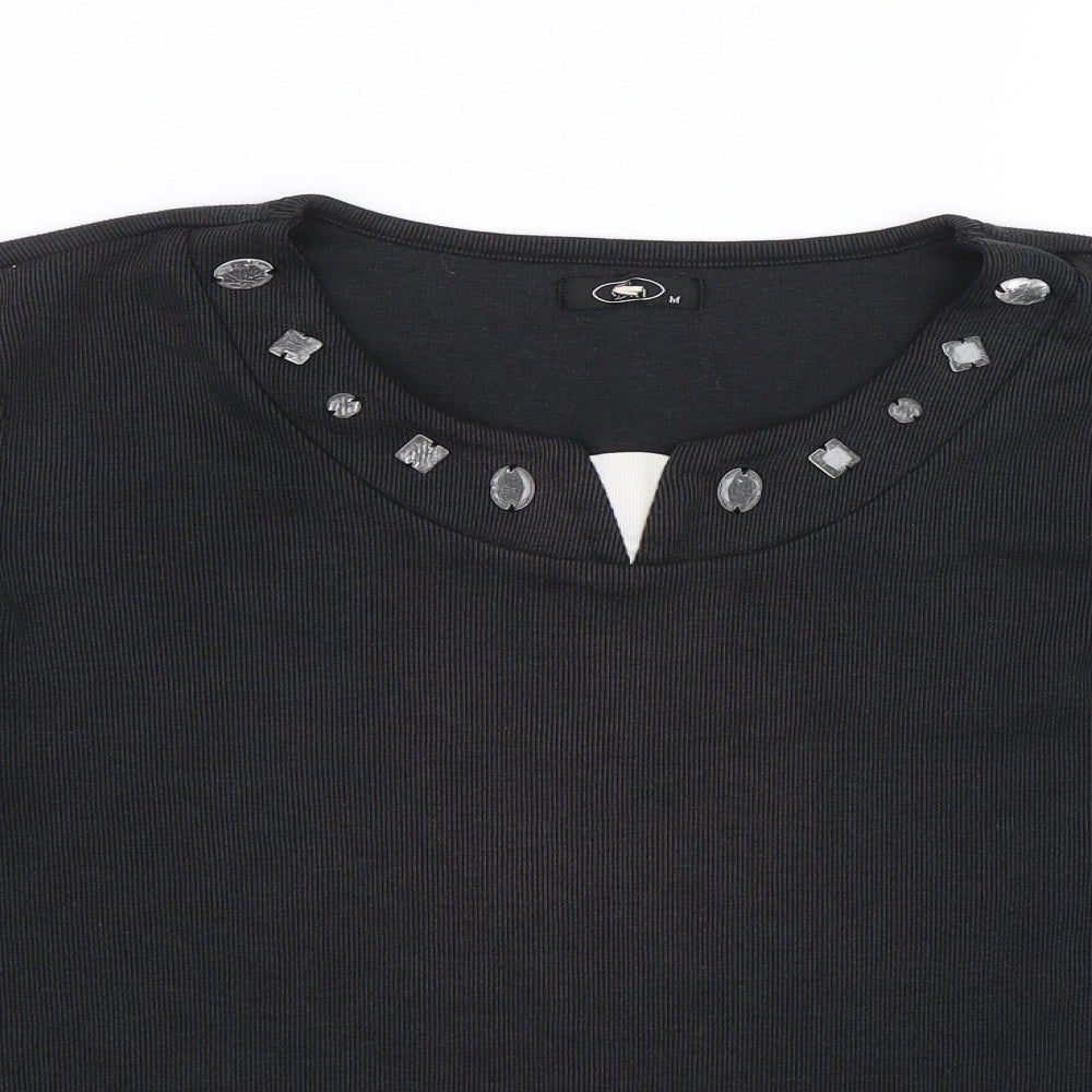 BM Womens Black   Pullover Jumper Size M