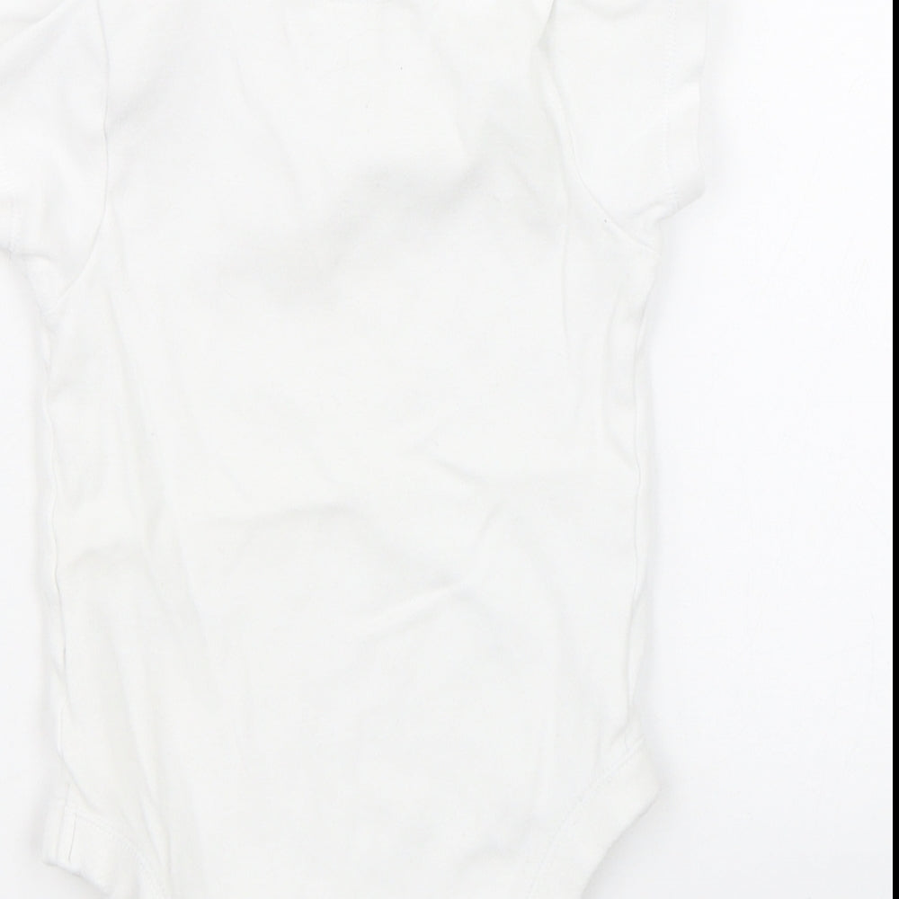 Nutmeg Baby White   Babygrow One-Piece Size 18-24 Months