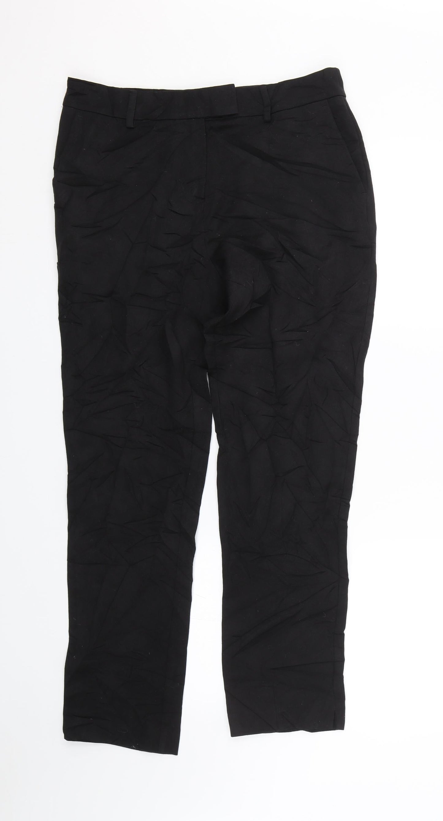 Papaya Womens Black   Trousers  Size 10 L26 in
