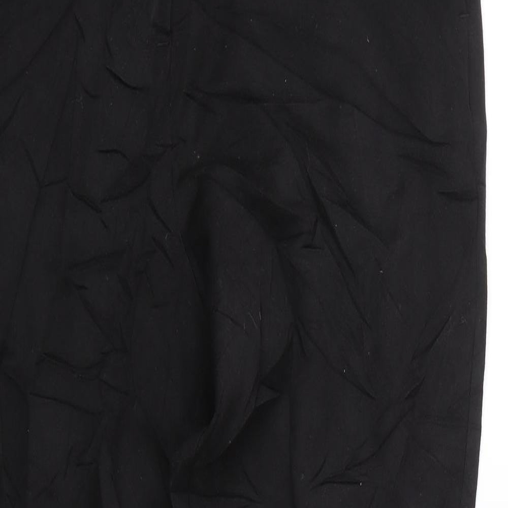 Papaya Womens Black   Trousers  Size 10 L26 in