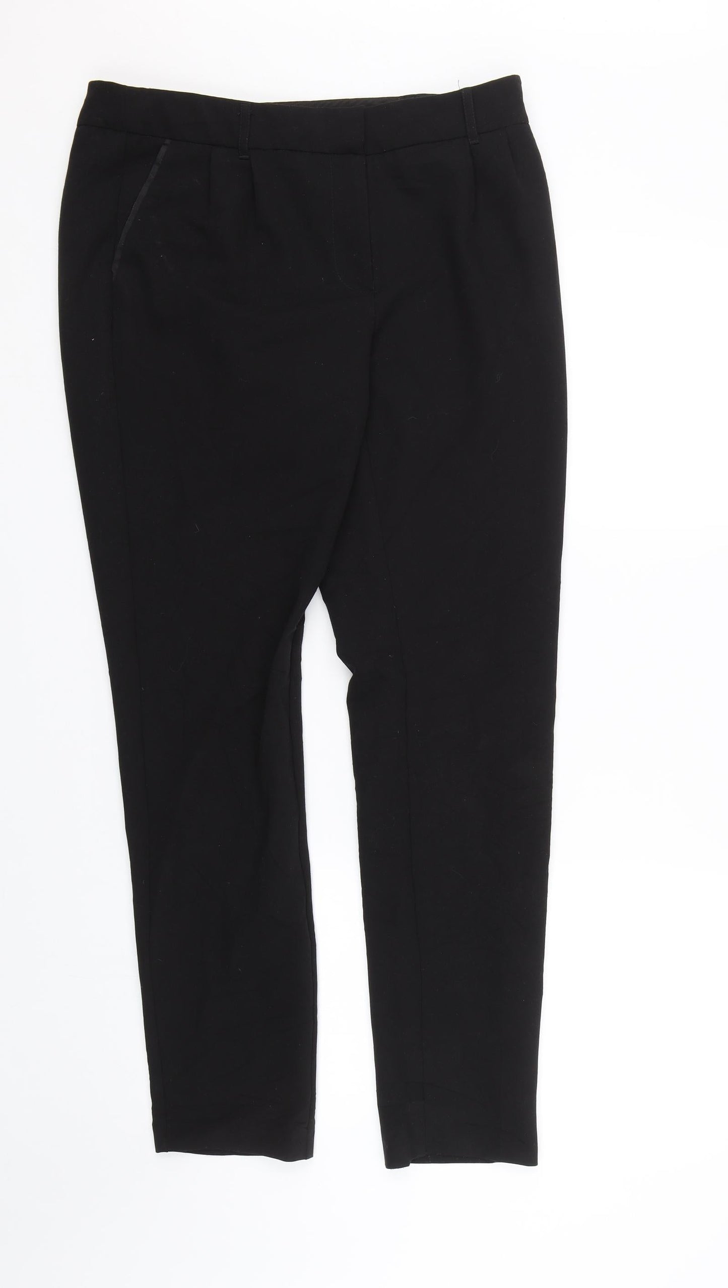 NEXT Womens Black   Trousers  Size 10 L27 in