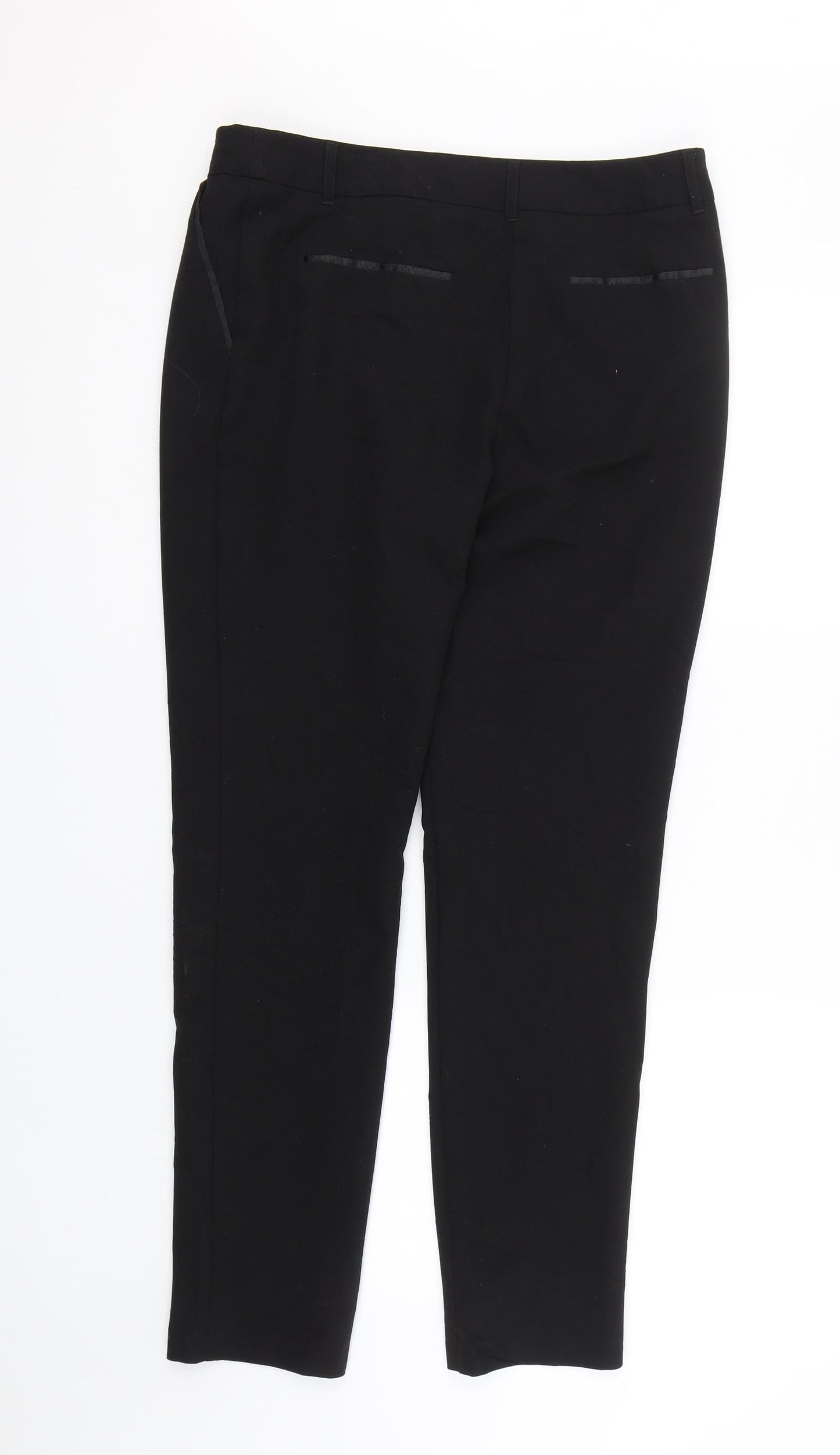 NEXT Womens Black   Trousers  Size 10 L27 in