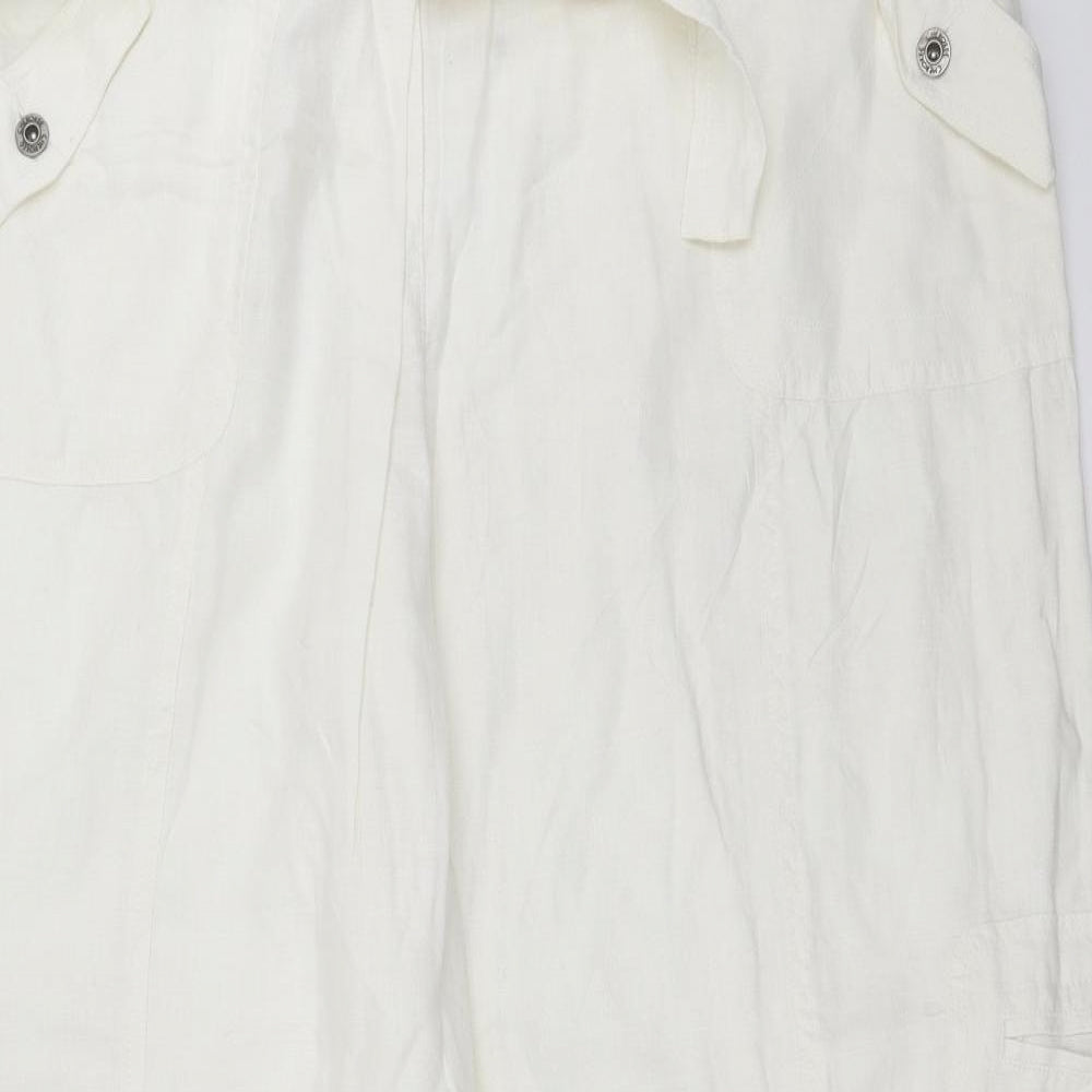 Cherokee Womens White   Trousers  Size 42 in L30 in