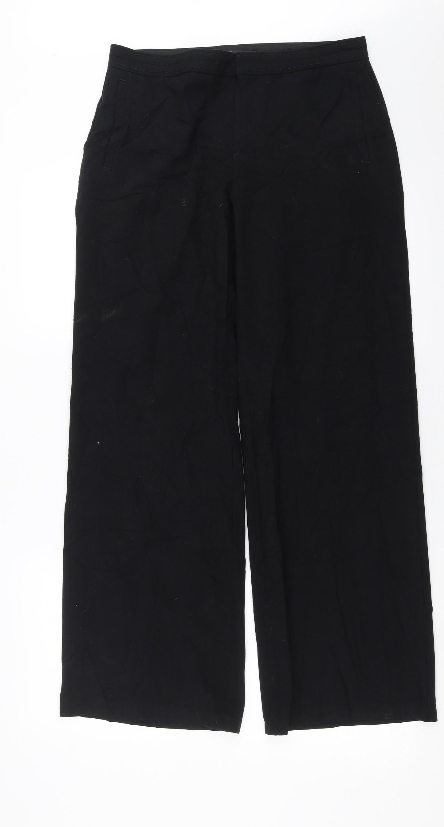 Marks and Spencer Womens Black   Trousers  Size 10 L30 in