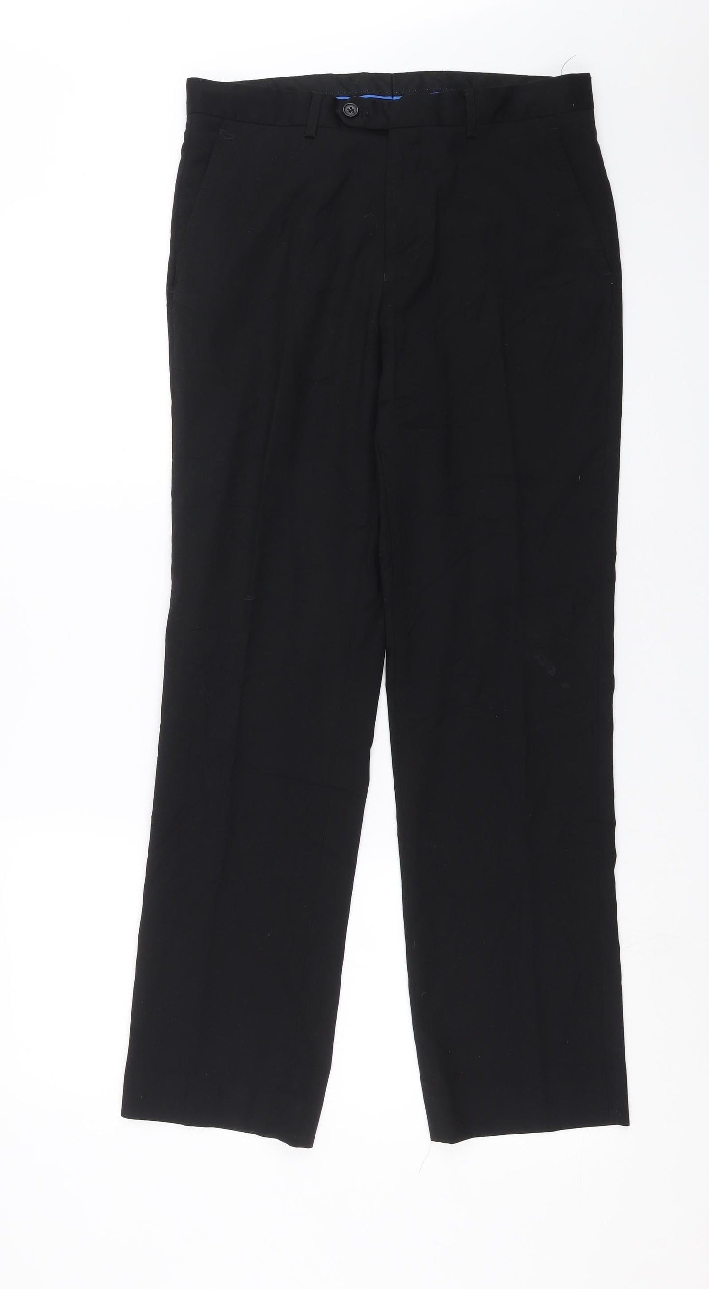 Preworn Womens Black   Trousers  Size 30 in L29 in