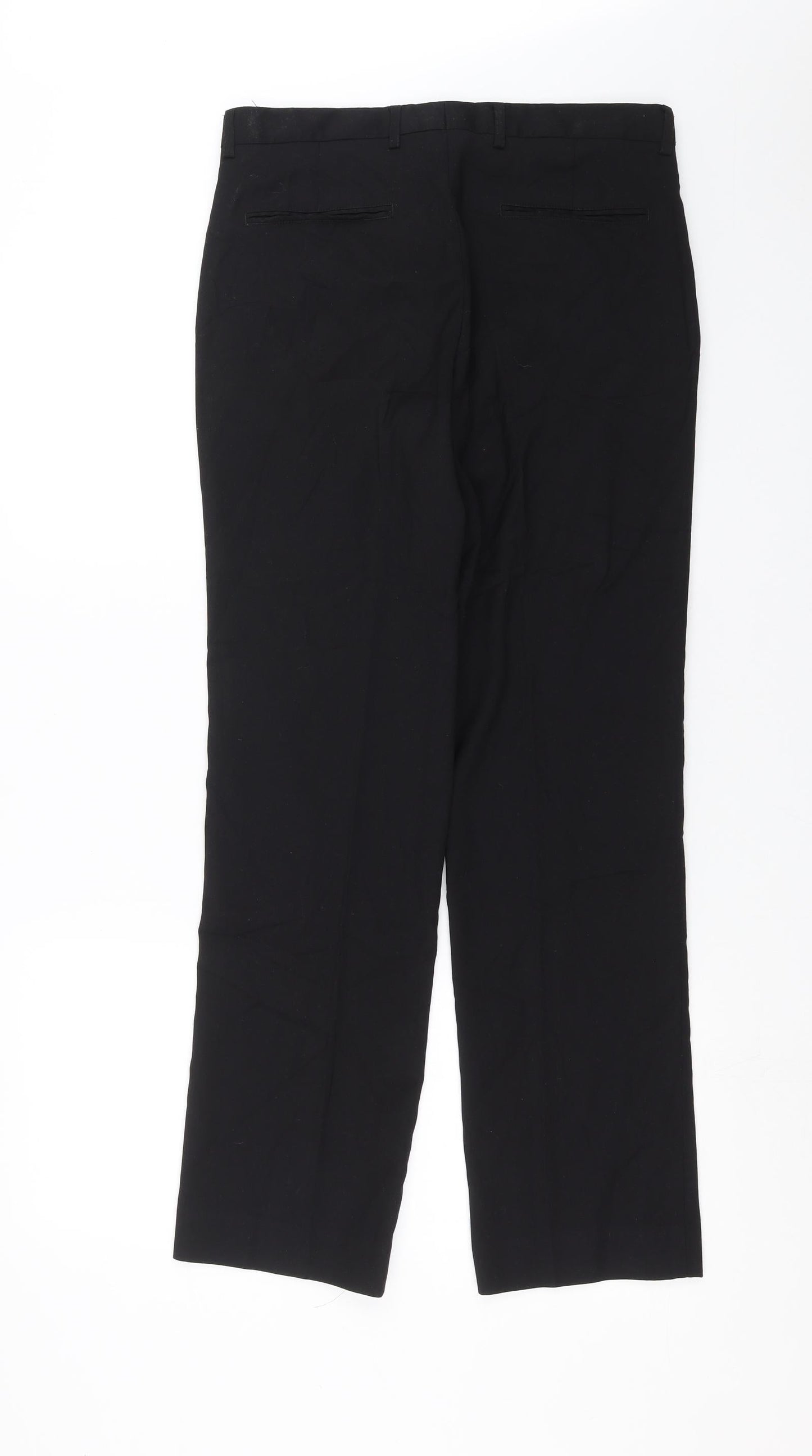 Preworn Womens Black   Trousers  Size 30 in L29 in
