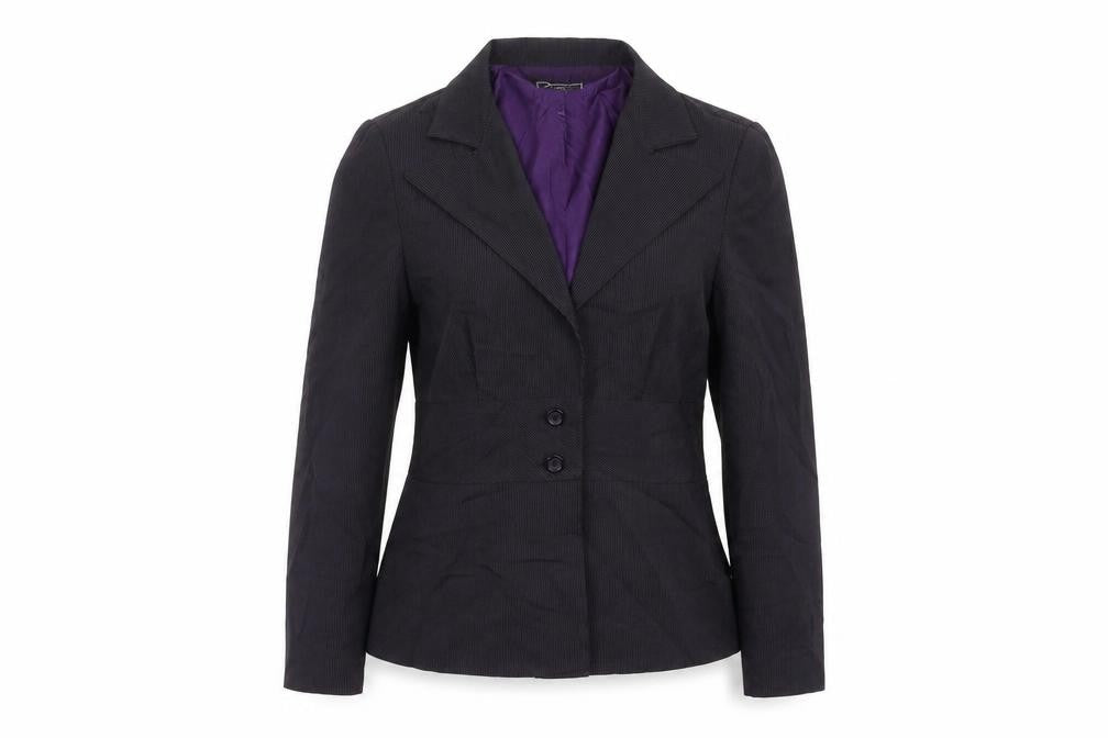 sweet suit Womens Purple Striped  Jacket Suit Jacket Size 8