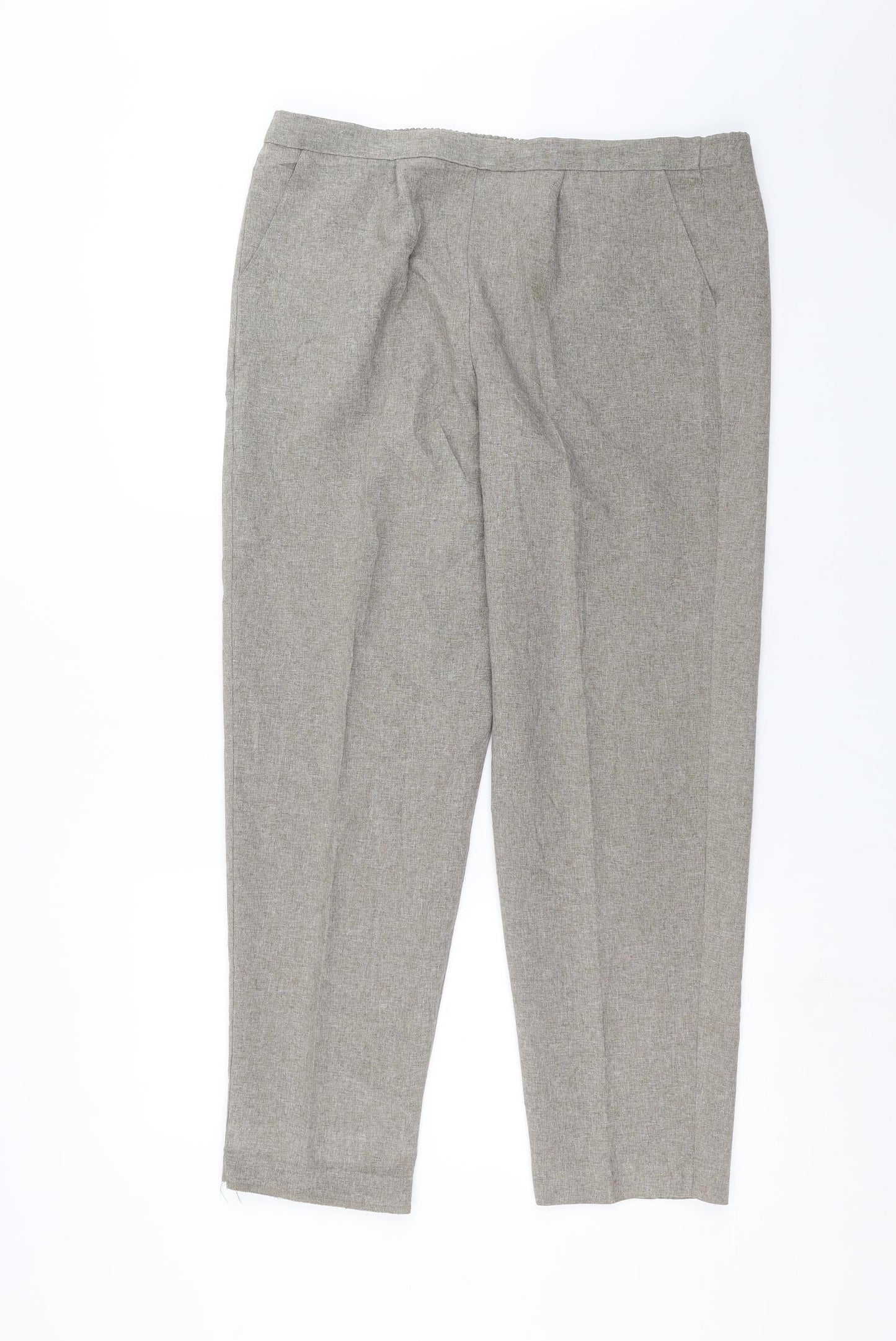 Classics Womens Beige   Trousers  Size 14 L28 in