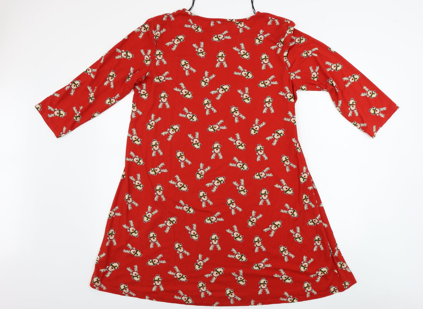 Merry Christmas  Womens Red   A-Line  Size L