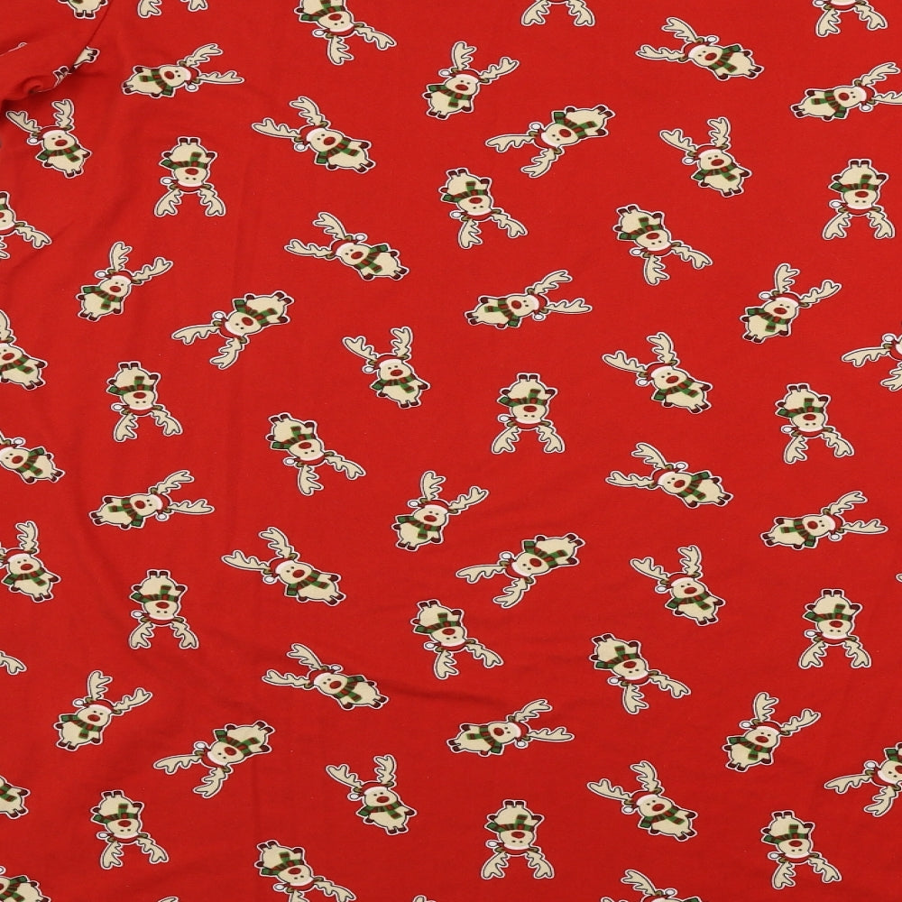 Merry Christmas  Womens Red   A-Line  Size L