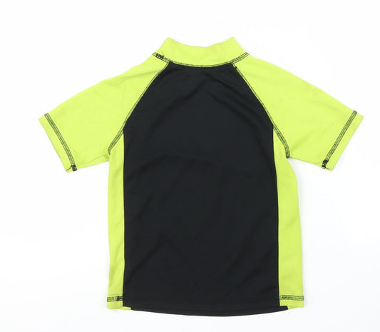 Jumping Beans Boys Black   Basic T-Shirt Size 5-6 Years
