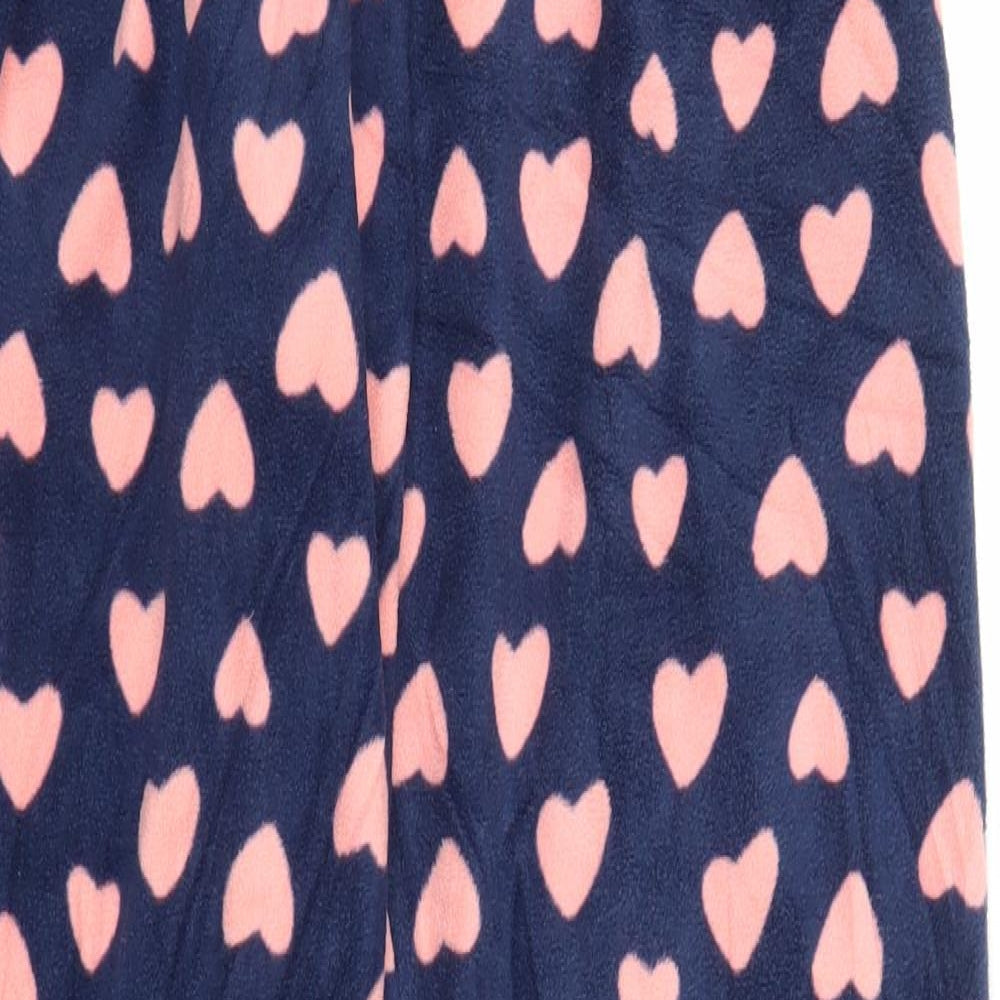 Primark Womens Blue Solid  Chemise Pyjama Pants Size 8