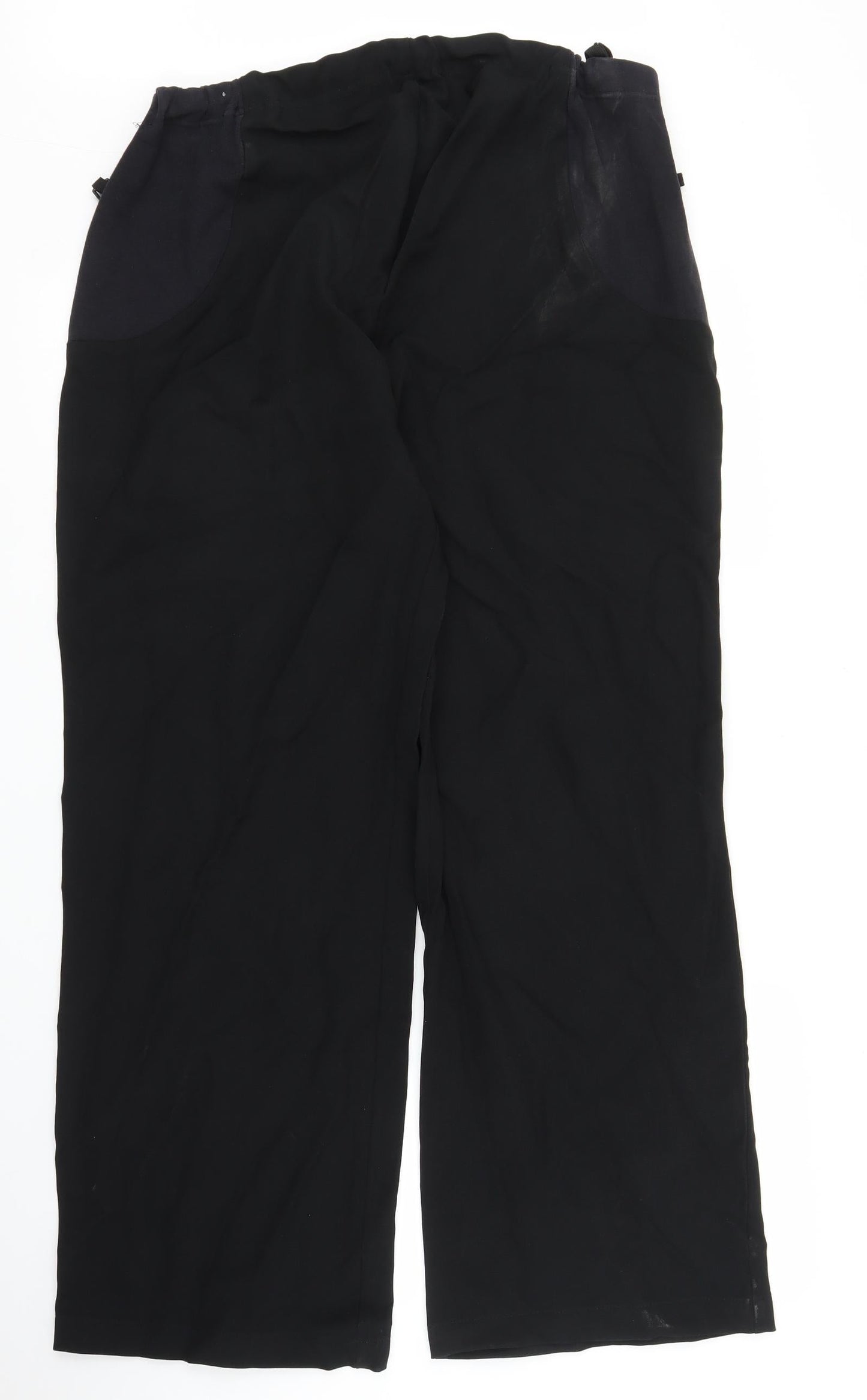 Preworn Womens Black   Trousers  Size 16 L28 in