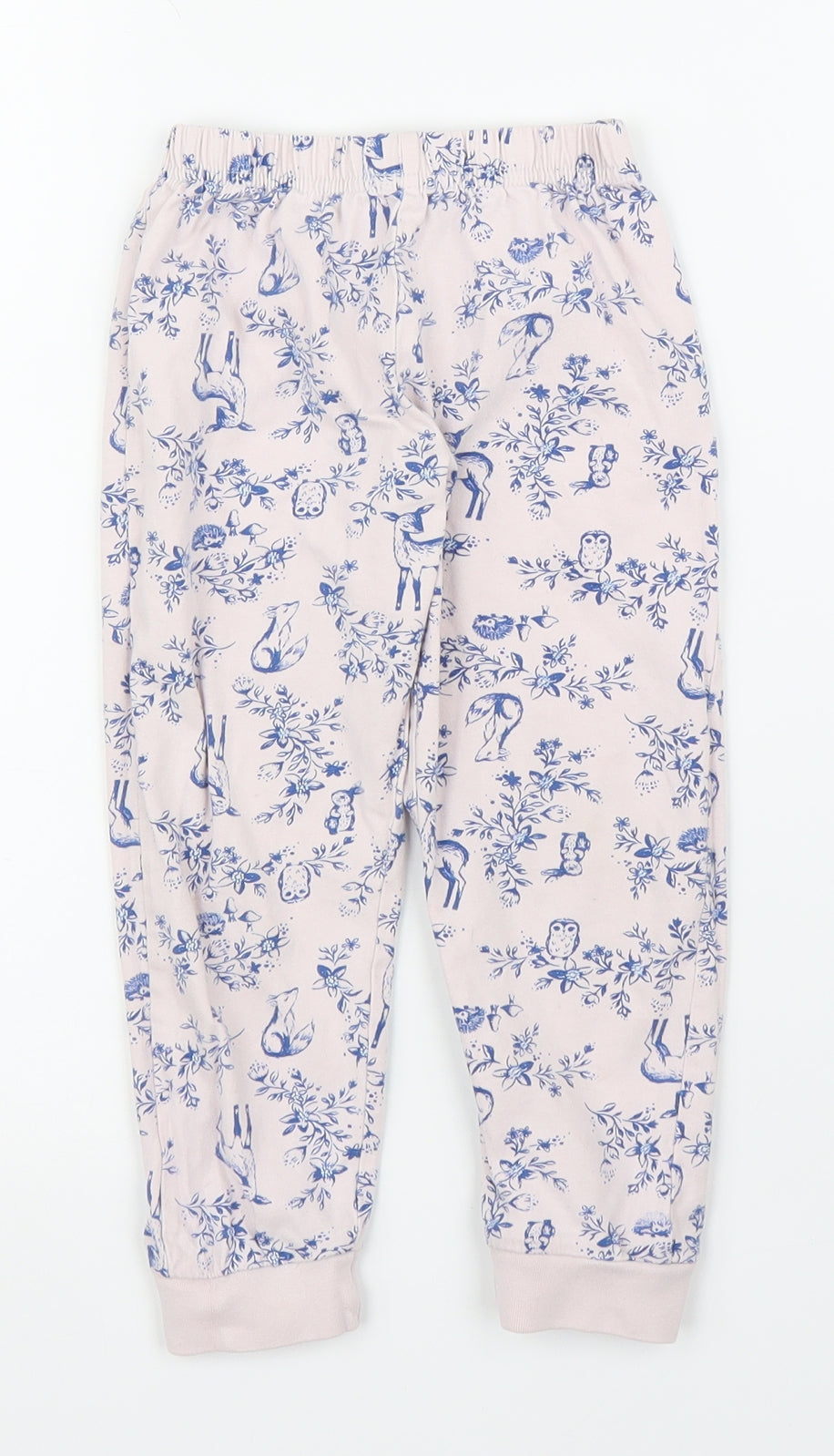 Nutmeg Girls Pink Solid  Capri Pyjama Pants Size 3-4 Years