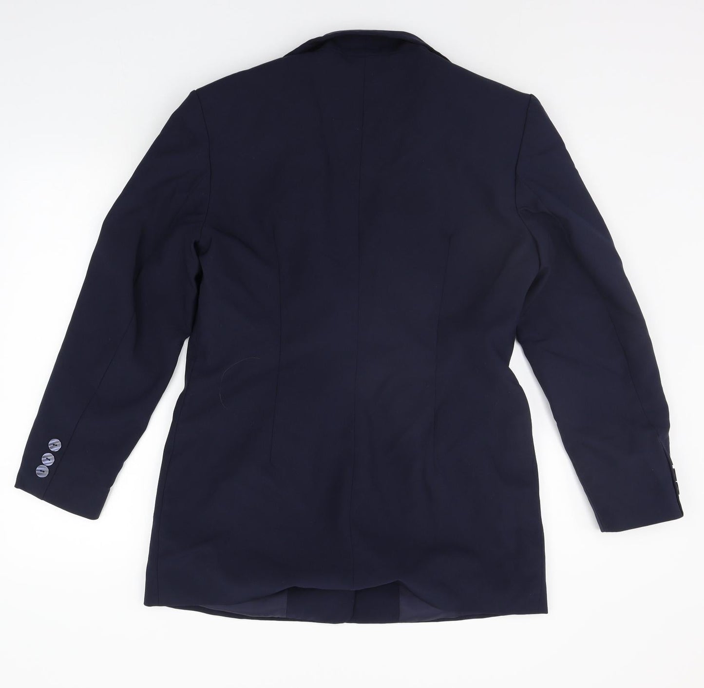 Preworn Womens Blue   Jacket Suit Jacket Size 14