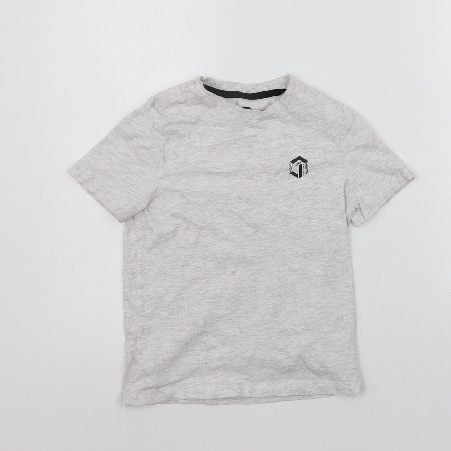 F&F Boys Grey   Basic T-Shirt Size 5-6 Years