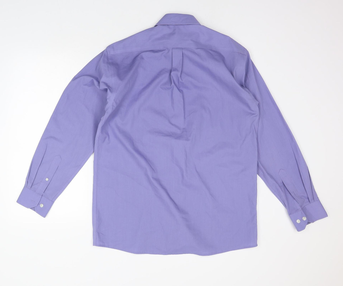 Double TWO Mens Purple    Button-Up Size 15.5
