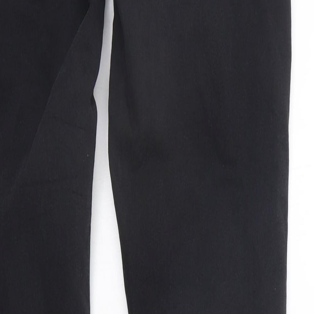 deniem co Womens Black   Trousers  Size 10 L27 in