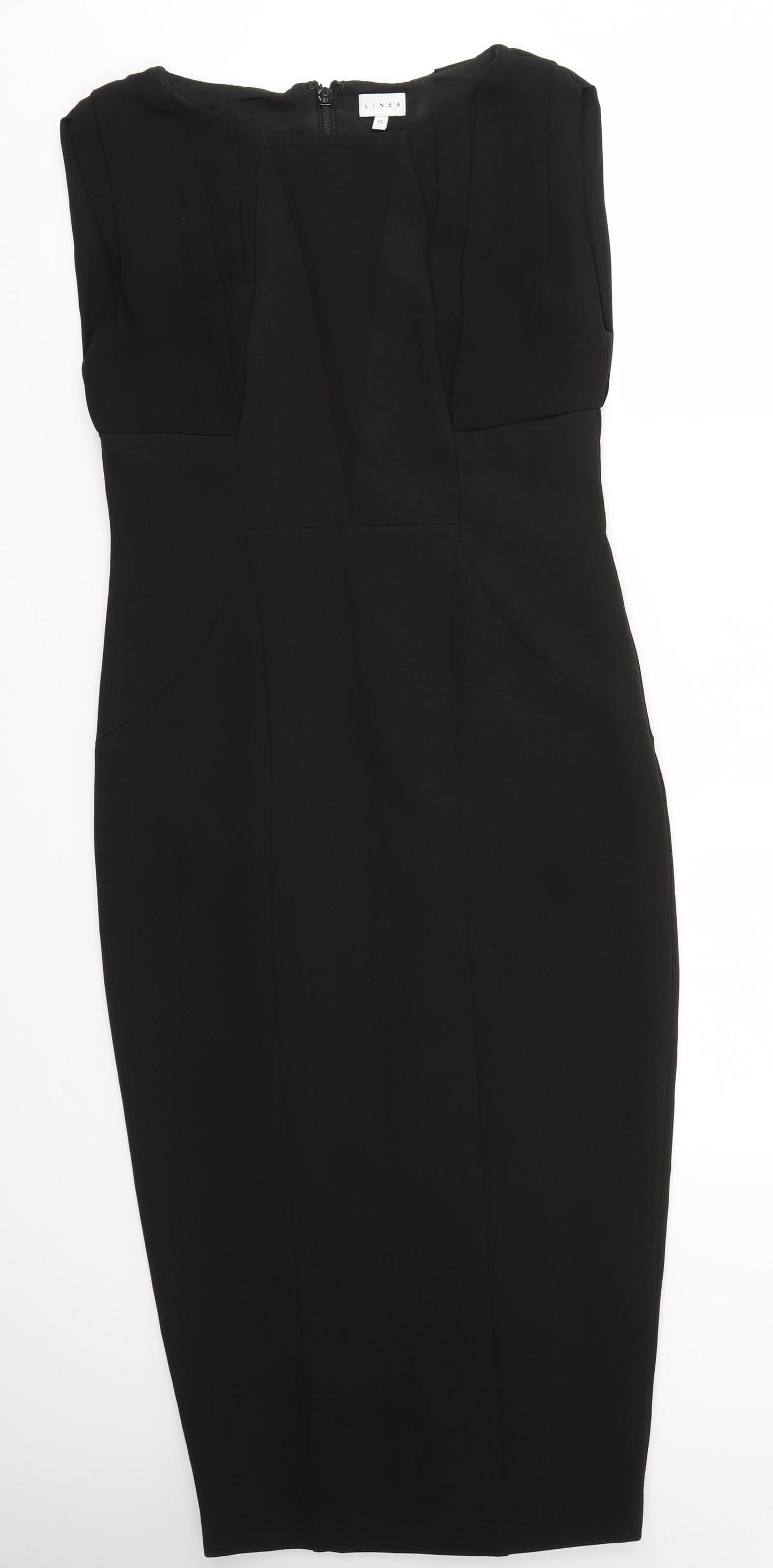 Linea Womens Black   A-Line  Size 10